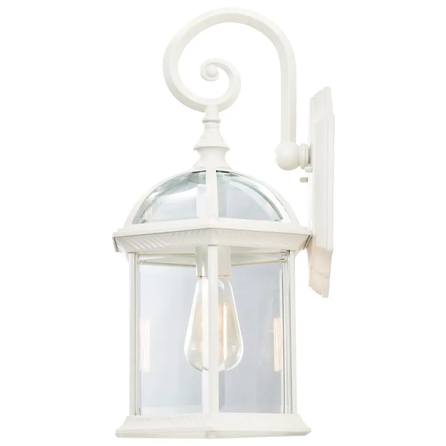 Boxwood 19" Outdoor Wall Sconce with Clear Beveled Glass - Image 7