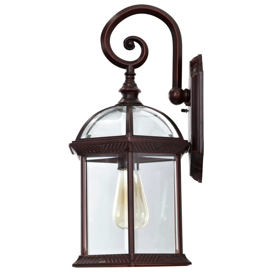 Boxwood 19" Outdoor Wall Sconce with Clear Beveled Glass - Image 2