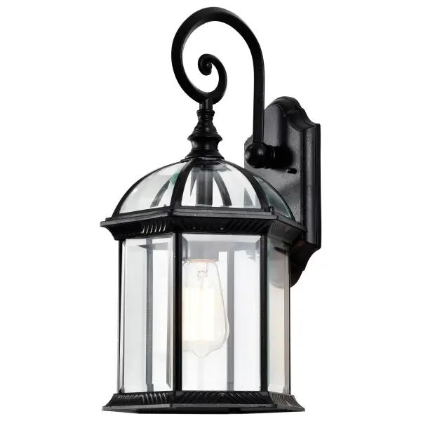 Boxwood 19" Outdoor Wall Sconce with Clear Beveled Glass - Image 3