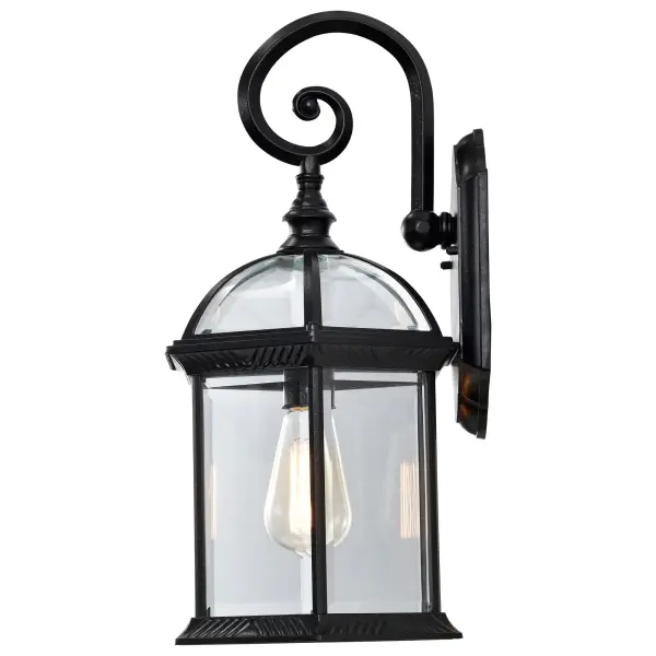 Boxwood 19" Outdoor Wall Sconce with Clear Beveled Glass - Image 4