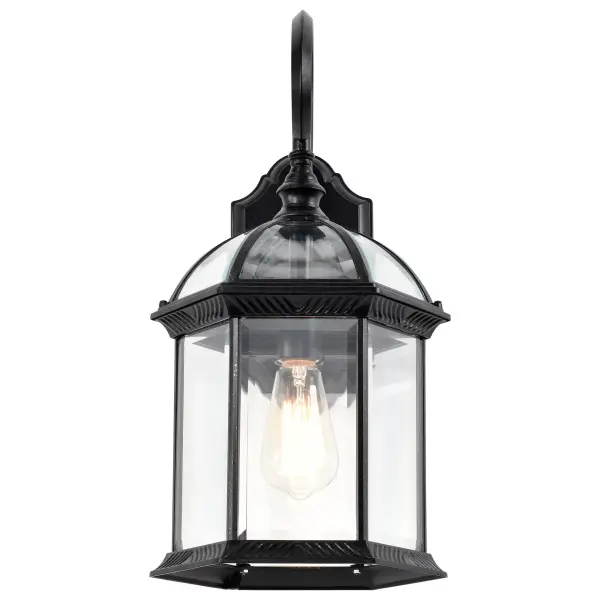 Boxwood 19" Outdoor Wall Sconce with Clear Beveled Glass - Image 6