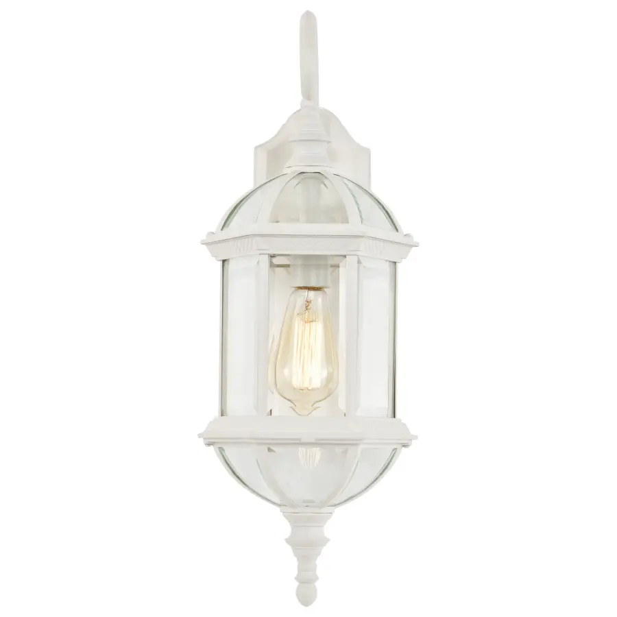 Boxwood 22" Outdoor Wall Sconce with Clear Beveled Glass - Image 3