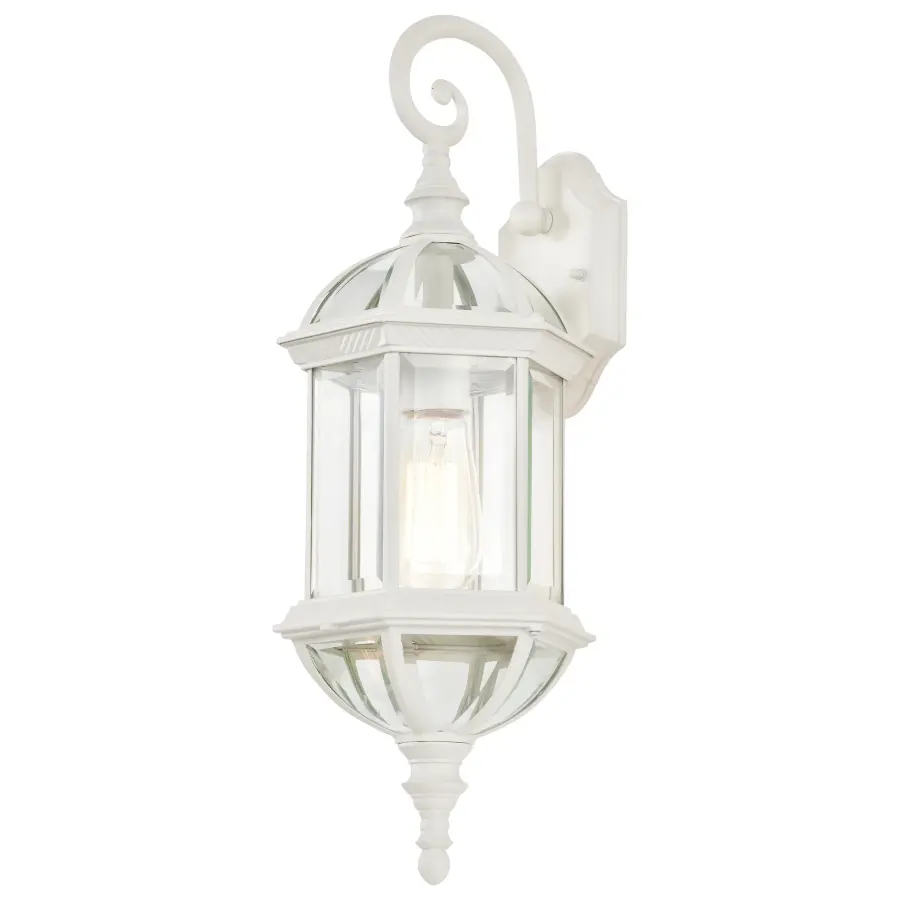Boxwood 22" Outdoor Wall Sconce with Clear Beveled Glass - Image 4