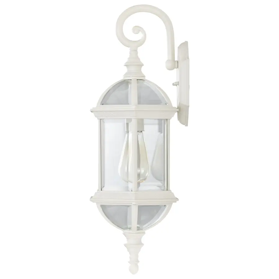 Boxwood 22" Outdoor Wall Sconce with Clear Beveled Glass - Image 7