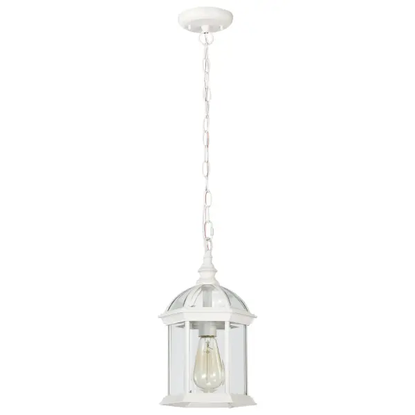 Boxwood 14" Outdoor Hanging Light with Clear Beveled Glass - Image 5