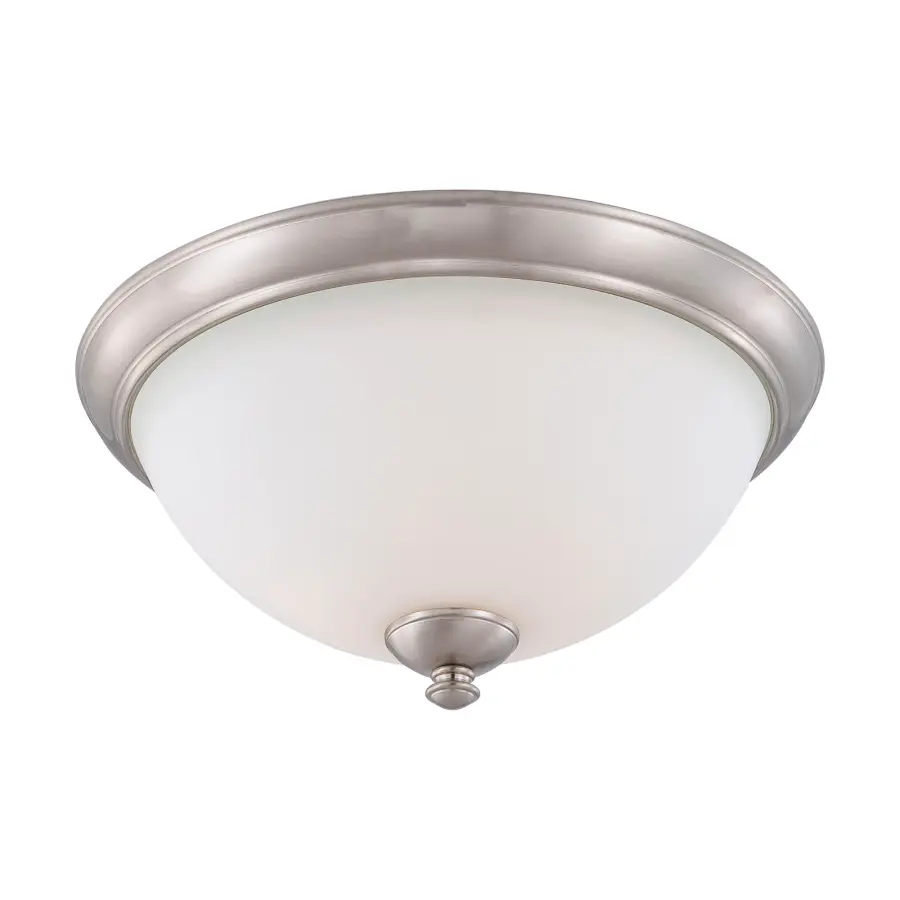 Patton 3-Light Flush Mount Ceiling Fixture with Frosted Glass - Image 1