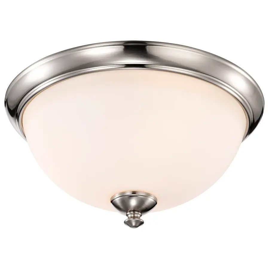 Patton 3-Light Flush Mount Ceiling Fixture with Frosted Glass - Image 3
