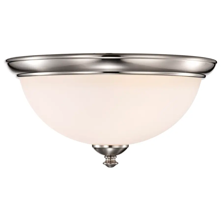 Patton 3-Light Flush Mount Ceiling Fixture with Frosted Glass - Image 7