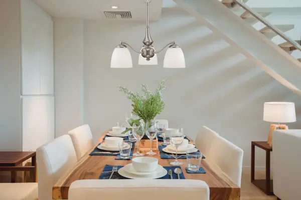 Patton 3-Light Chandelier with Frosted Glass - Image 2