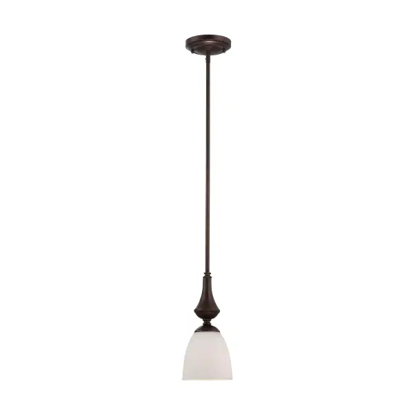 Patton 1-Light Mini Pendant with Frosted Glass
