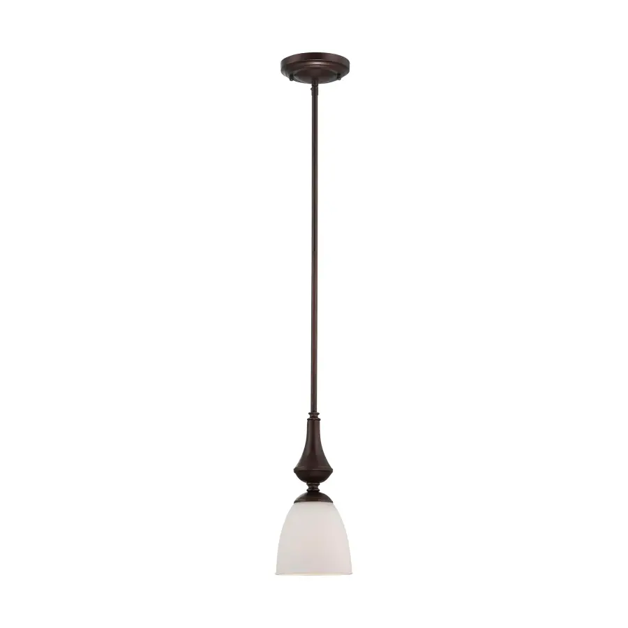 Patton 1-Light Mini Pendant with Frosted Glass