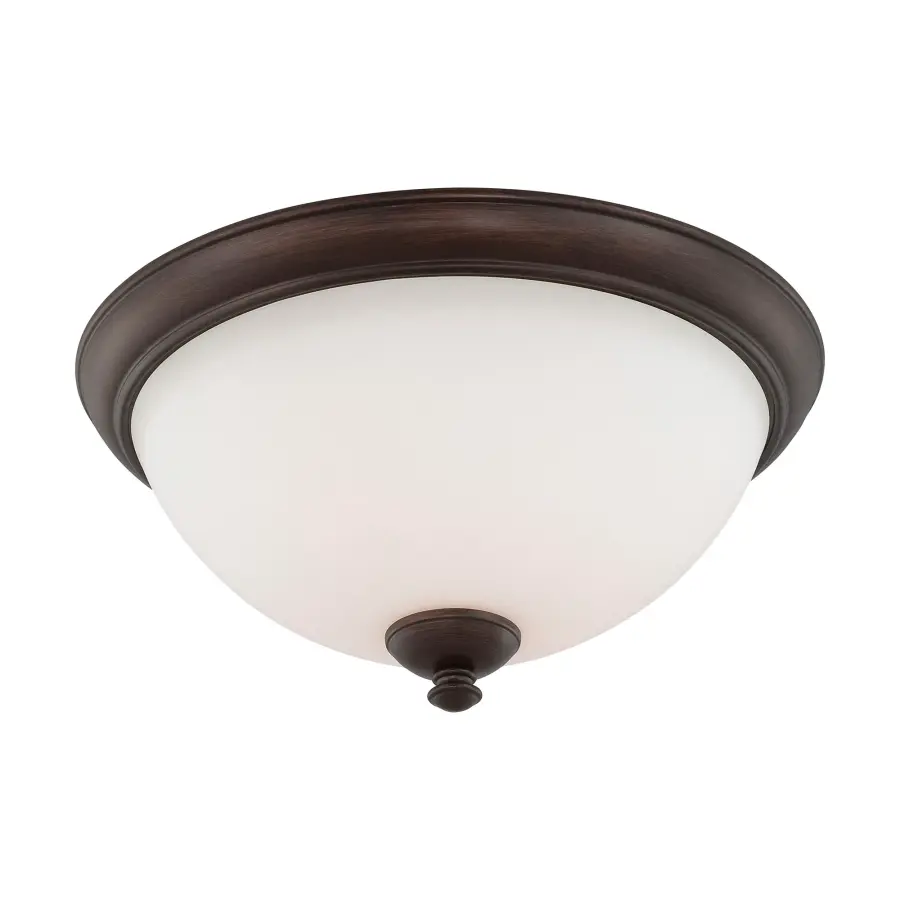 Patton 3-Light Flush Mount with Frosted Glass