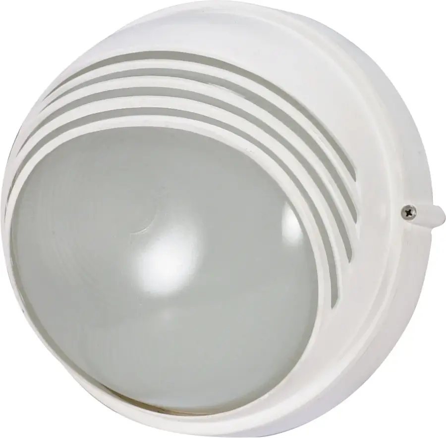 Round Hood Die Cast Bulkhead Light - 10 Inch