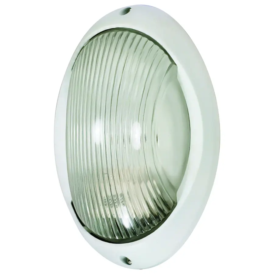 11" Oval Die Cast Bulkhead Light