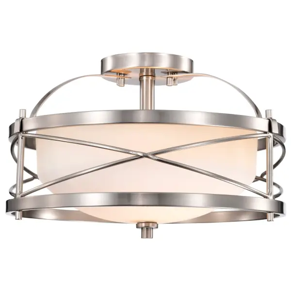 Ginger 2-Light Semi-Flush Mount with Etched Opal Glass - Image 4