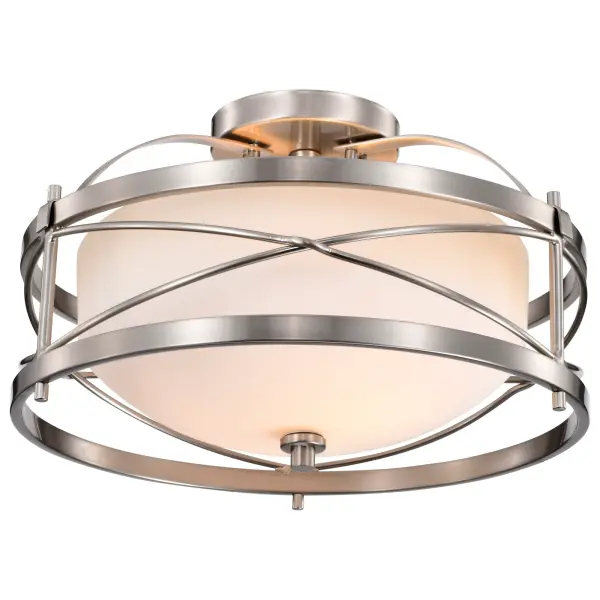 Ginger 2-Light Semi-Flush Mount with Etched Opal Glass - Image 6