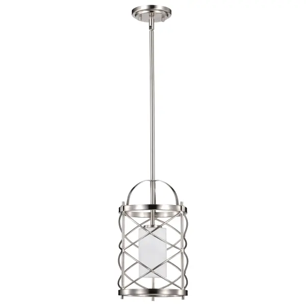 Ginger Mini Pendant with Etched Opal Glass - Image 6