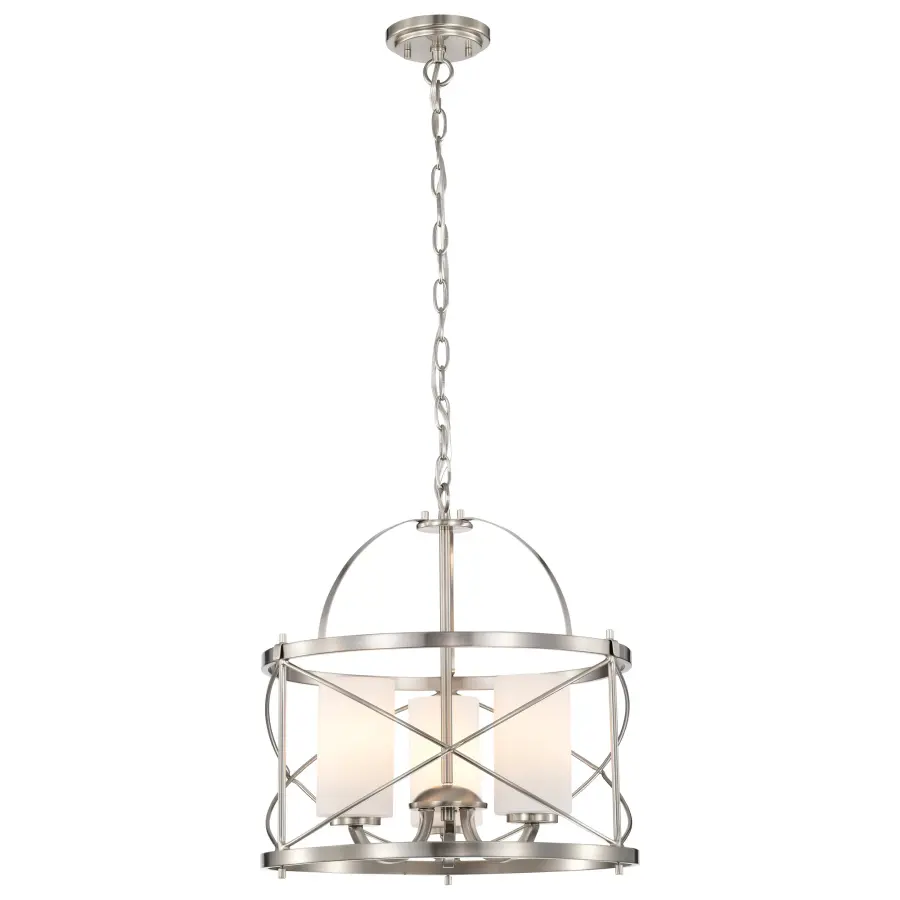 Ginger 3-Light Pendant with Etched Opal Glass - Image 2