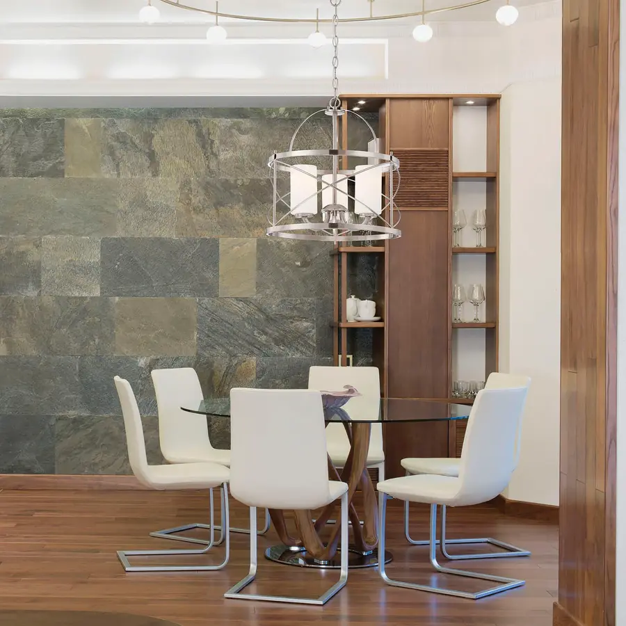 Ginger 3-Light Pendant with Etched Opal Glass - Image 14