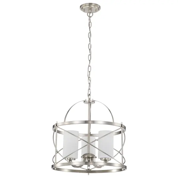 Ginger 3-Light Pendant with Etched Opal Glass - Image 3