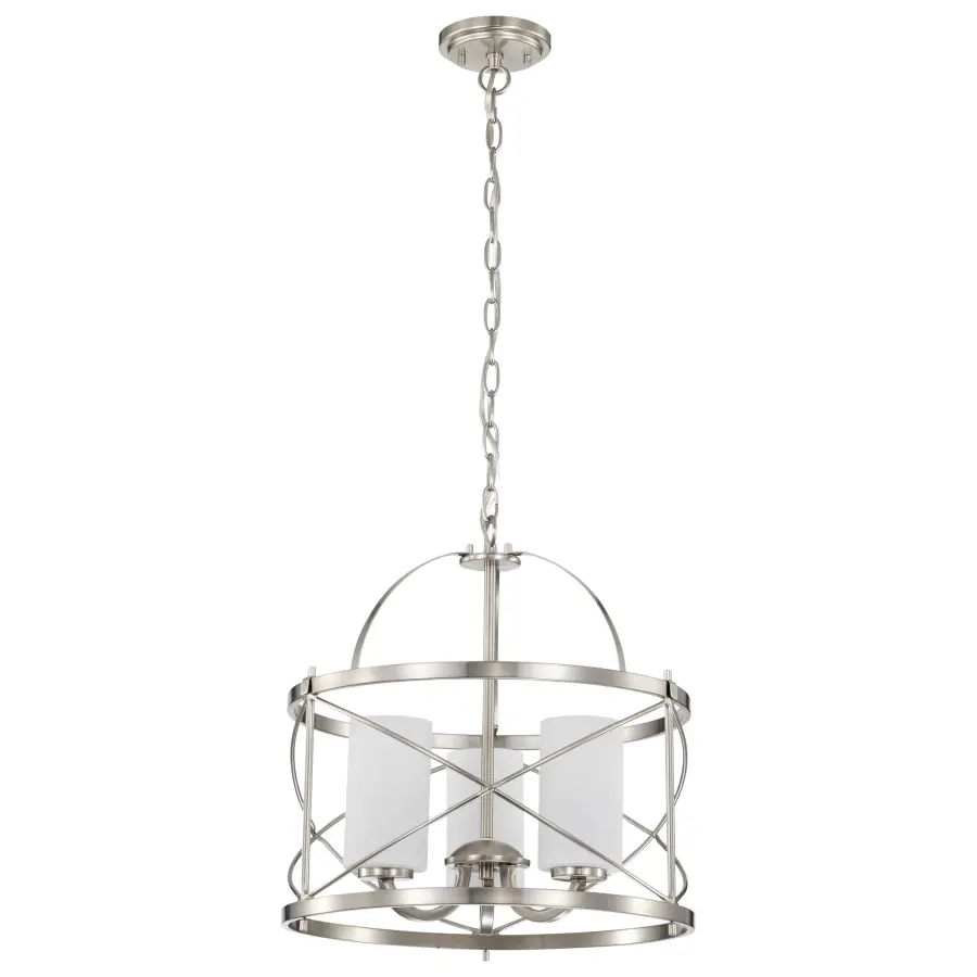 Ginger 3-Light Pendant with Etched Opal Glass - Image 3