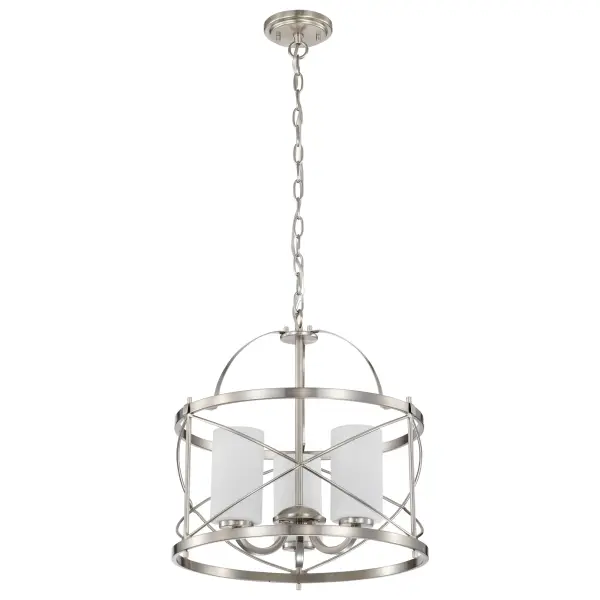 Ginger 3-Light Pendant with Etched Opal Glass - Image 5