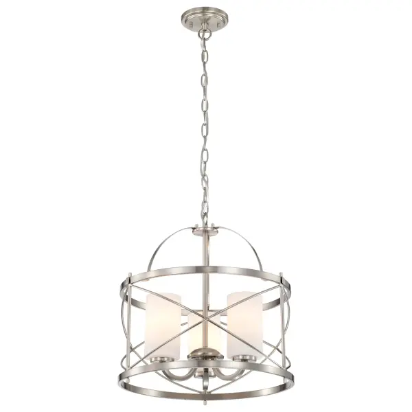 Ginger 3-Light Pendant with Etched Opal Glass - Image 6