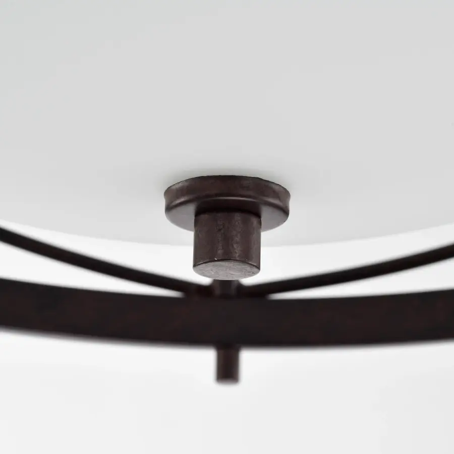 Ginger 2-Light Semi-Flush Mount with Etched Opal Glass - Image 10