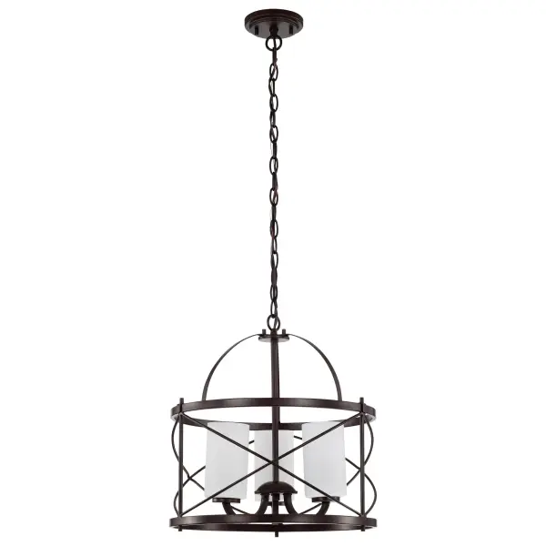 Ginger 3-Light Pendant with Etched Opal Glass - Image 5