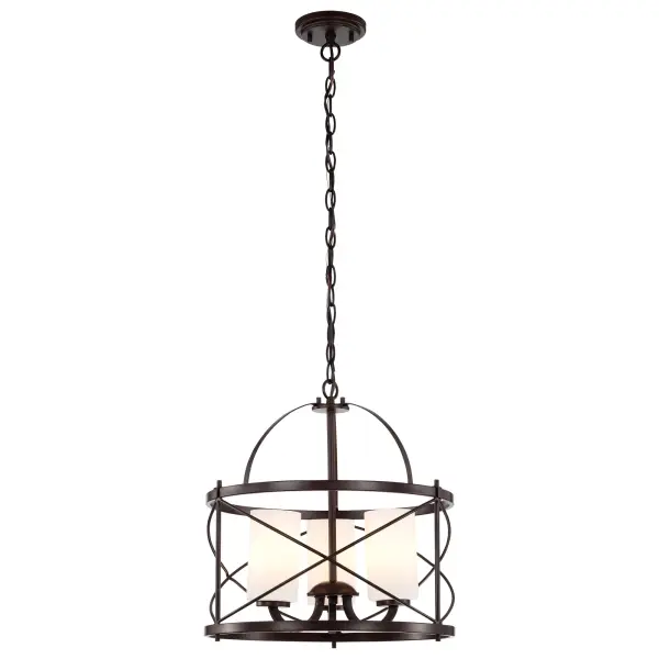 Ginger 3-Light Pendant with Etched Opal Glass - Image 6