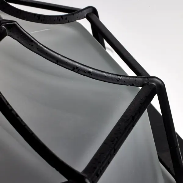 12" Spider Cage Ceiling Light with Glass Lens - Image 2