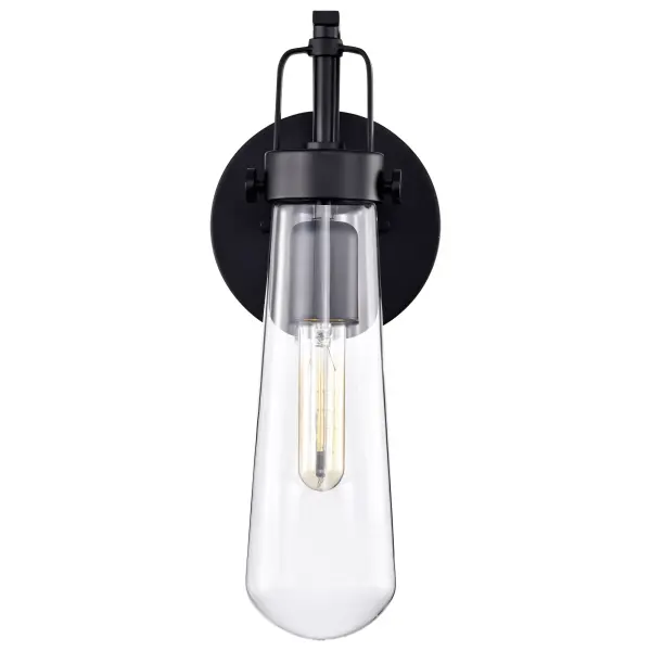 Beaker 1-Light Wall Sconce with Clear Glass - Image 3
