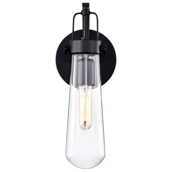 Beaker 1-Light Wall Sconce with Clear Glass - Image 4