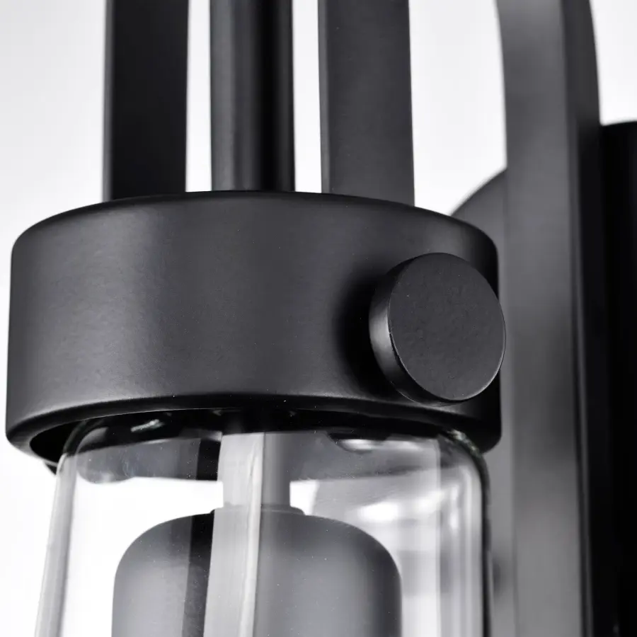 Beaker 1-Light Wall Sconce with Clear Glass - Image 9