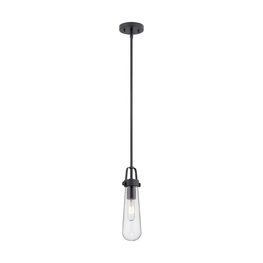 Beaker Mini Pendant with Clear Glass - Image 1
