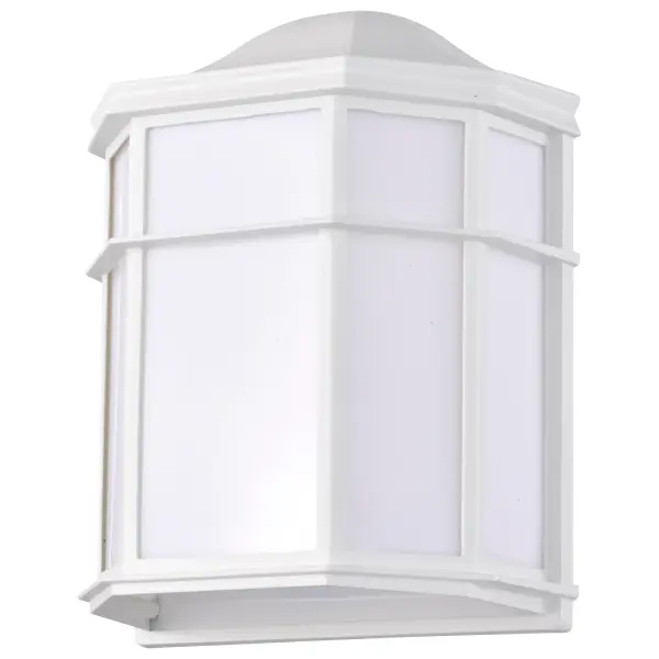 10" White Cage Lantern Wall Fixture - Image 4