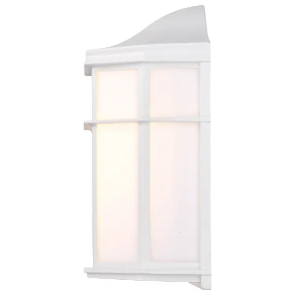 10" White Cage Lantern Wall Fixture - Image 7