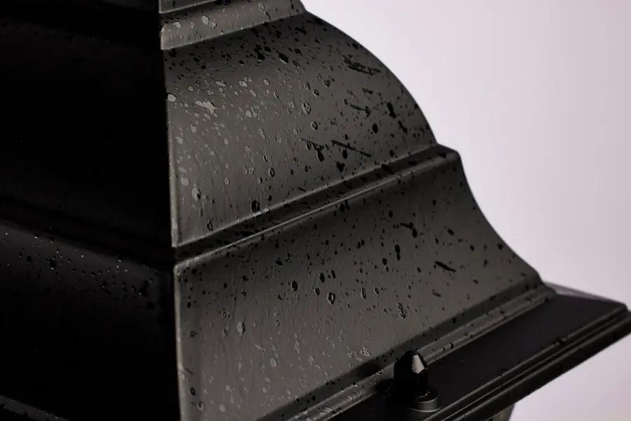 Affordable Traditional Post Lantern with Timeless Black Finish - Image 3