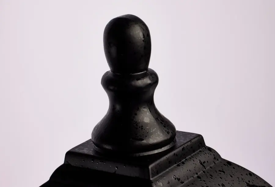 Affordable Traditional Post Lantern with Timeless Black Finish - Image 4