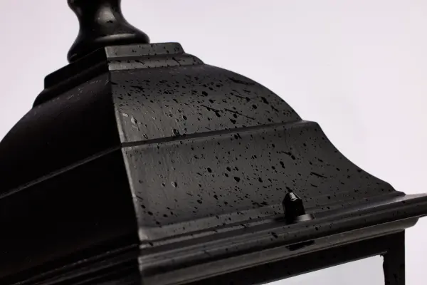 Affordable Traditional Post Lantern with Timeless Black Finish - Image 10