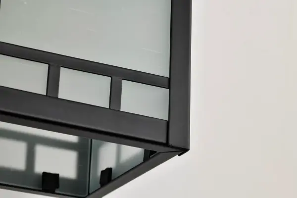 Drexel 1-Light Outdoor Wall Fixture with Frosted Seed Glass - Image 11