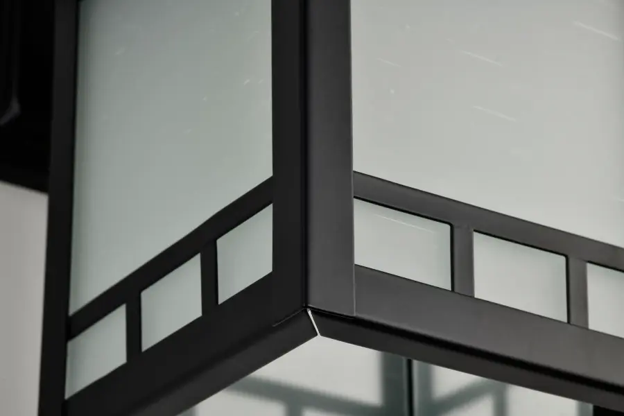 Drexel 1-Light Outdoor Wall Fixture with Frosted Seed Glass - Image 12