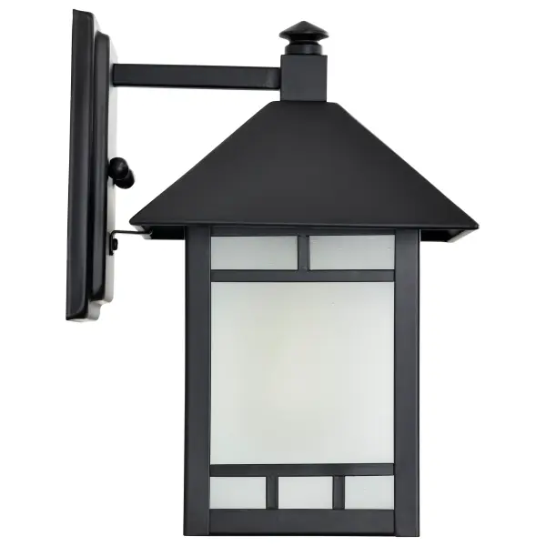 Drexel 1-Light Outdoor Wall Fixture with Frosted Seed Glass - Image 7