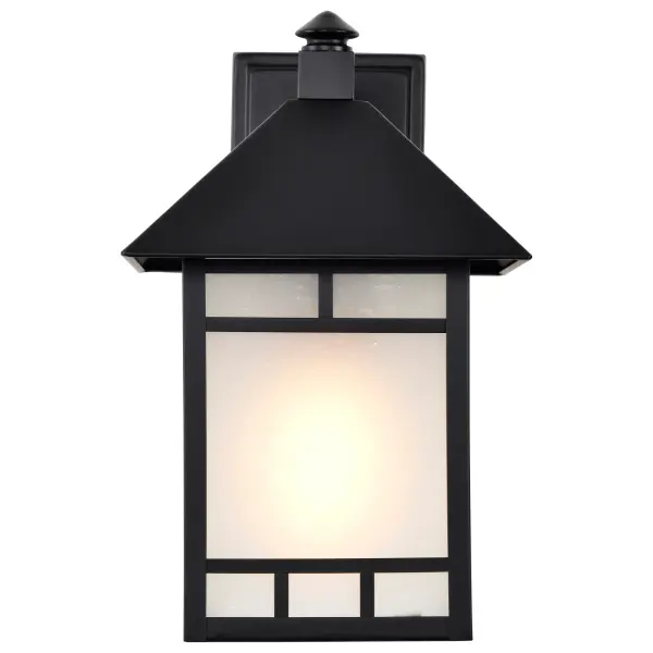 Drexel 9" Outdoor Wall Fixture with Frosted Seed Glass - Image 11