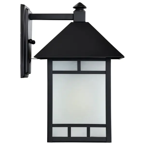 Drexel 9" Outdoor Wall Fixture with Frosted Seed Glass - Image 8