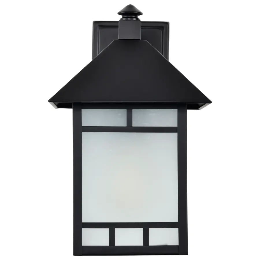 Drexel 9" Outdoor Wall Fixture with Frosted Seed Glass - Image 10