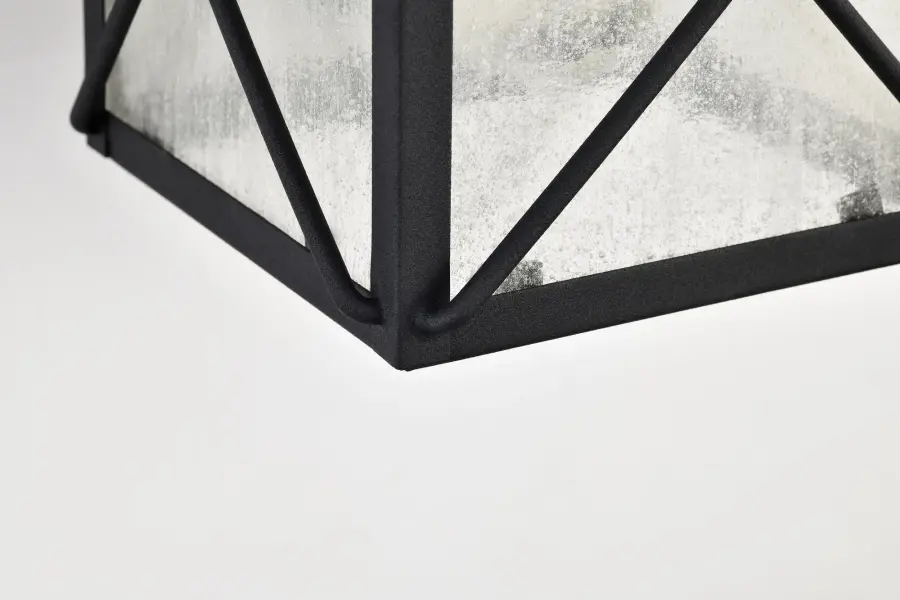 Wingate 6" Outdoor Wall Fixture with Clear Seeded Glass - Image 12
