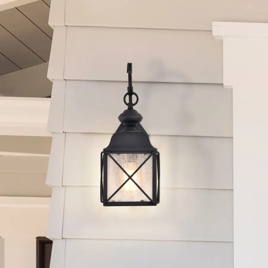 Wingate 6" Outdoor Wall Fixture with Clear Seeded Glass - Image 24