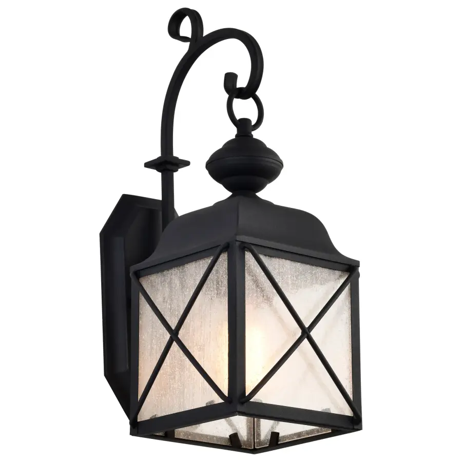 Wingate 6" Outdoor Wall Fixture with Clear Seeded Glass - Image 5