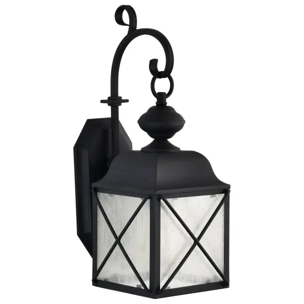 Wingate 6" Outdoor Wall Fixture with Clear Seeded Glass - Image 6